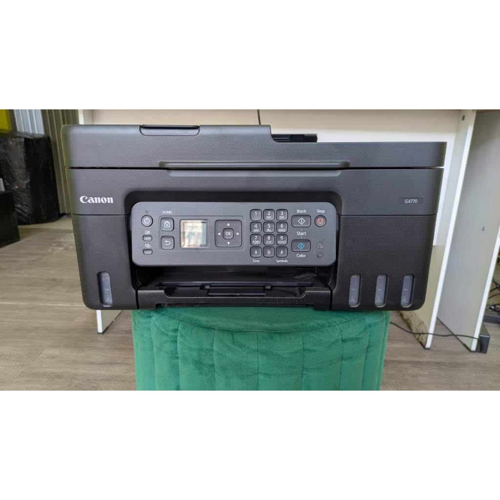 FixPrint Printer Canon PIXMA G4770 F4 Print Scan Copy WiFi Fax with ADF (TANPA DUS BAWAAN) Garansi Resmi dan Kelengkapan Lengkap Original - Gambar 2