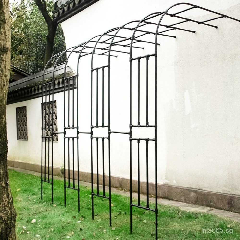 Half-Circle Courtyard Vine Rack Balcony Curved Arch Climbing Vine Rack ...