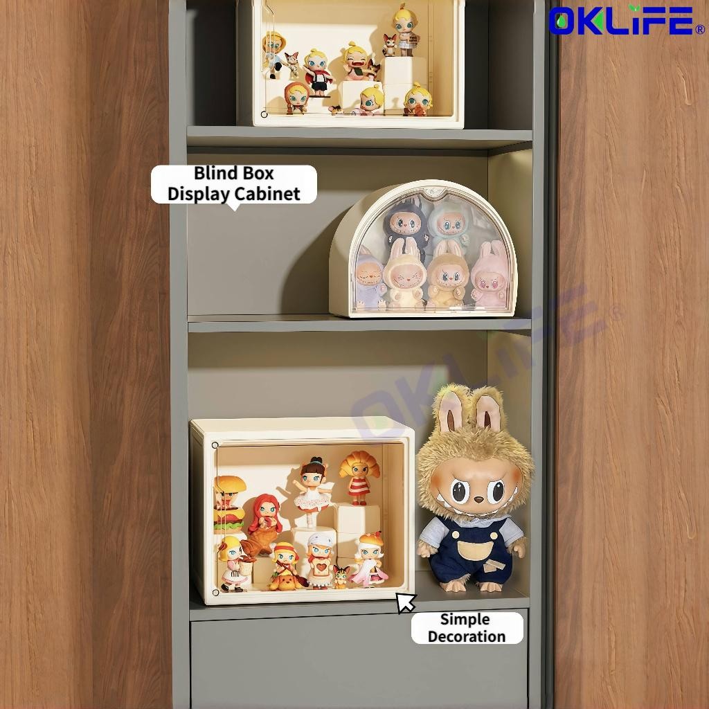 Transparent Acrylic Figure and Blind Box Display Cabinet view 4