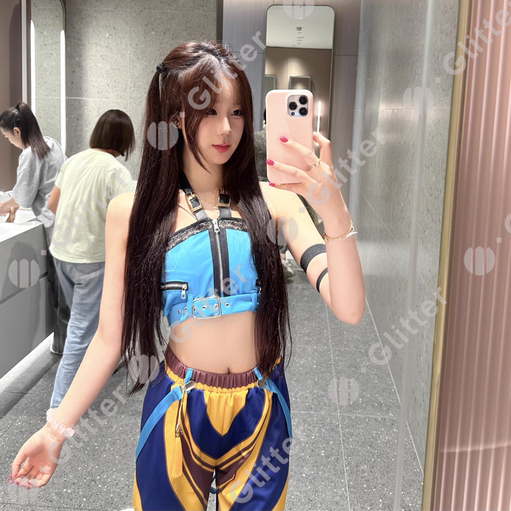 KPop Demon Hunters Cosplay Kostüm Set Rumi Mira Zoey Halloween Party Kostüm für Damen Schwarz _c A | DE