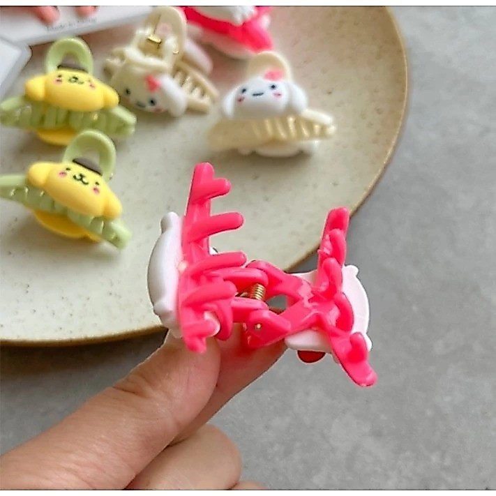 POPmaker Jepit Rambut Anak Kuromi 2 Pcs Cute Aman - Gambar 4