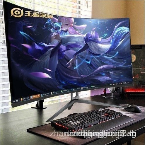 SF 27/32 Hd 4K Curved Computer Monitor 24 Inch 144hz Liquid Crystal 2K ...