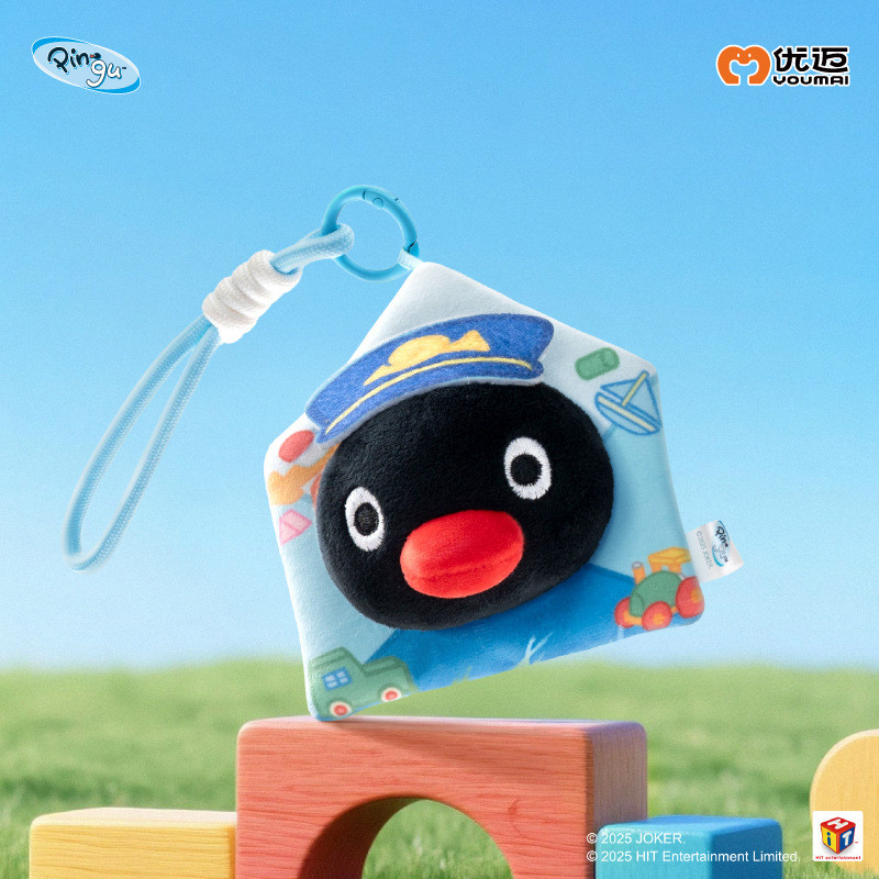 Pingu Penguin Plush Keychain – 12cm “Letter from the South” Series ...