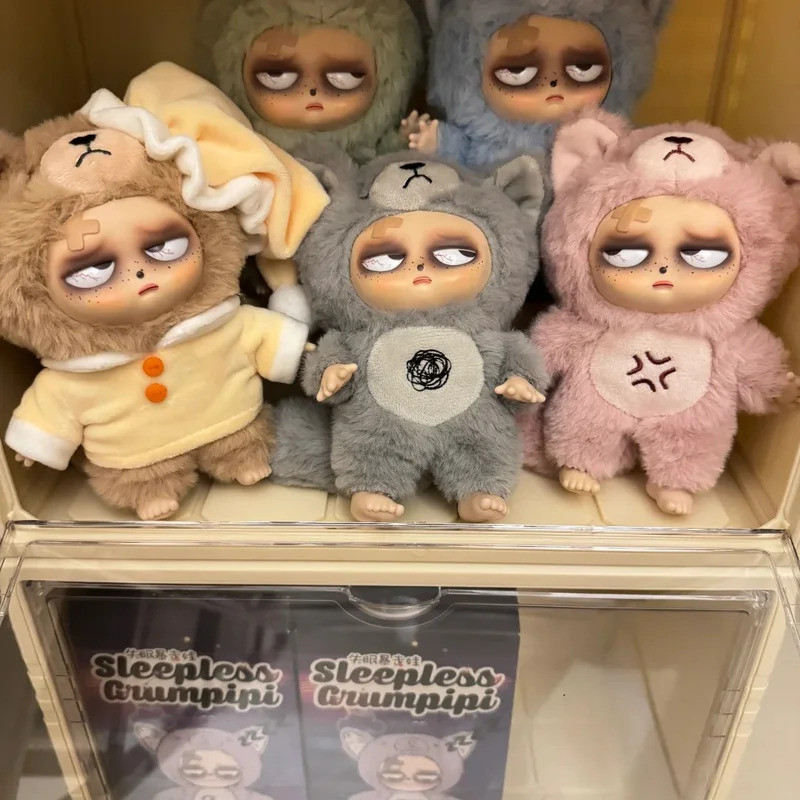 【100% Authentic】Sleepless Grumpipi Series Blind Box Action Figure Vinyl ...