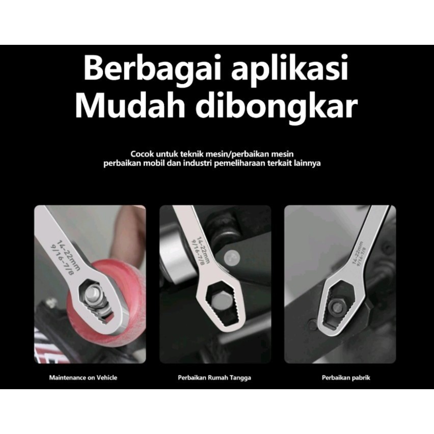 AFL  KUNCI RING UNIVERSAL 8-24 MM - Gambar 4