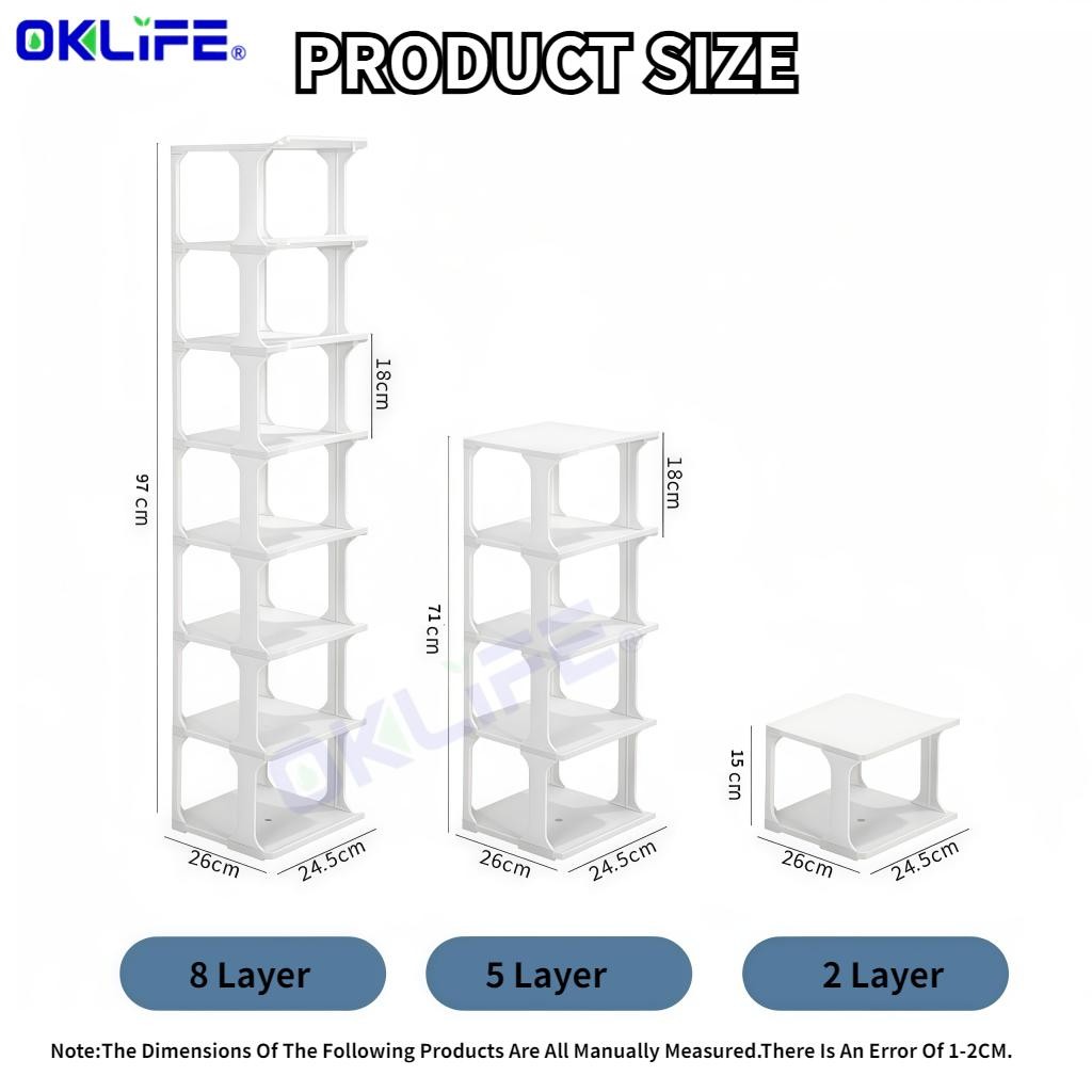 Multi-Layer Plastic Shoe Rack and Space-Saving Shoe Cabinet view 6