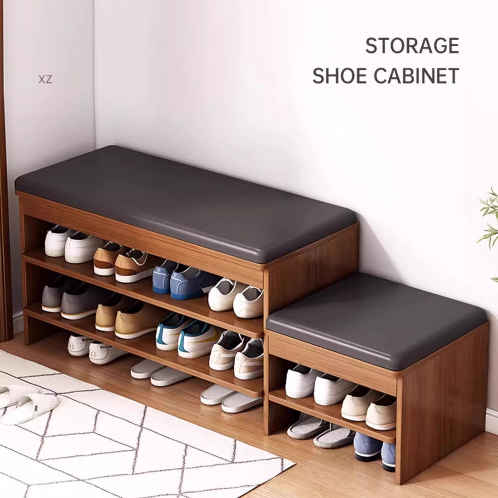 【SG⚡】Entryway Shoe Bench with Seat Integrated Shoe Cabinet and Bench ...