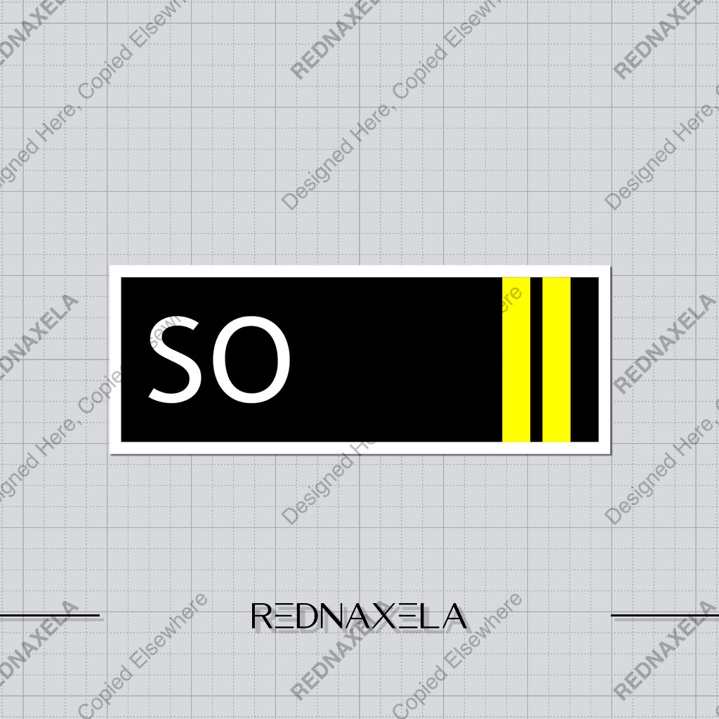 Flight Crew Vinyl Stickers Second Officer Epaulets Suitcase Stickers ...