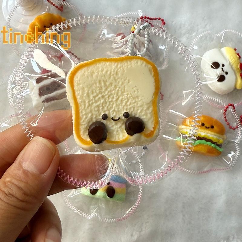 [TinCh-t] Cute Simulation Toast Bread Squeeze Cartoon Silicone Stress ...