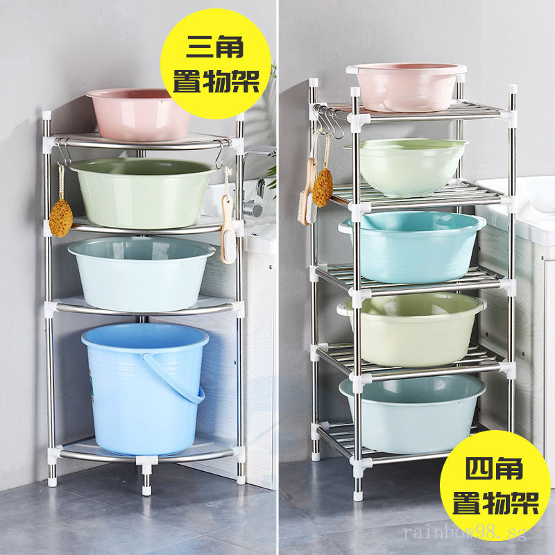 Extra Thick304Stainless Steel Face Washing Rack Storage Rack Basin Rack ...