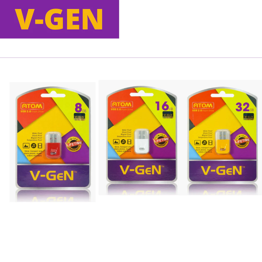 V-GEN ATOM Flashdisk 8/16/32/64 Gb - Gambar 2