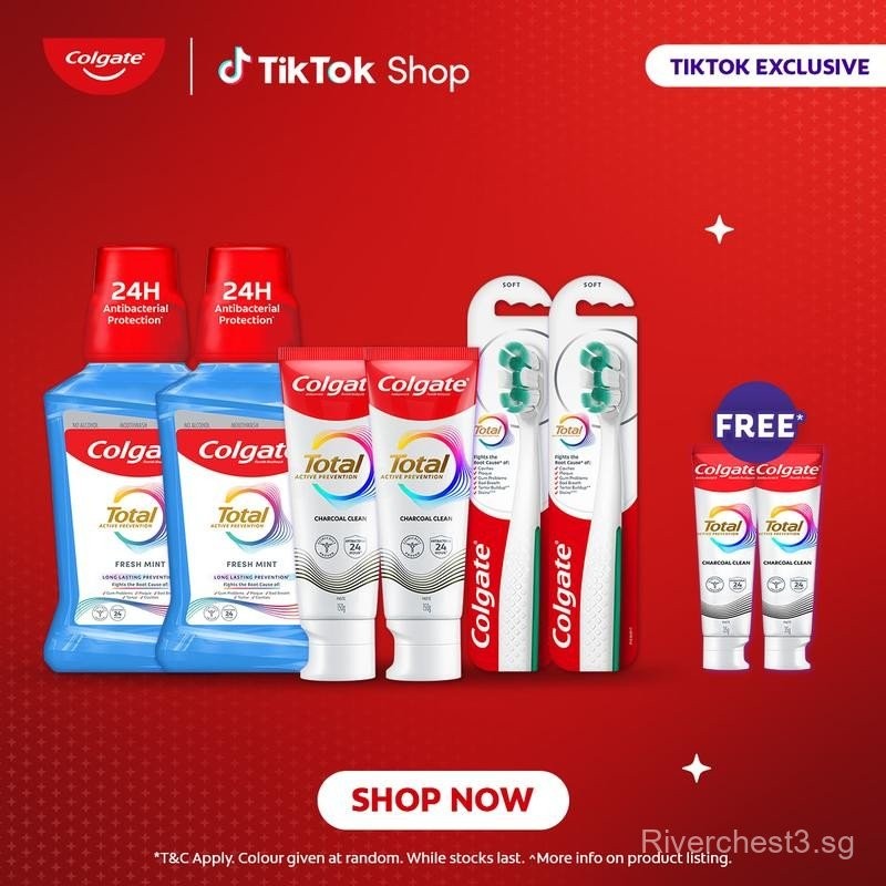 COLGATE Total Charcoal Clean/Whitening/Fresh Mint/Sensitivity & Gum ...