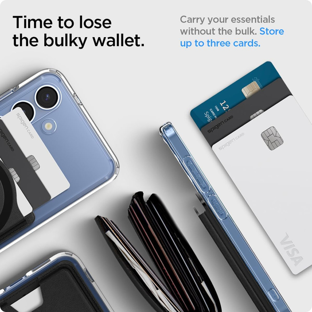 SPIGEN Card Holder for Samsung Galaxy S25 Series Valentinus MagFit+ Slim Leather Wallet Dompet Kartu Magsafe - Gambar 4