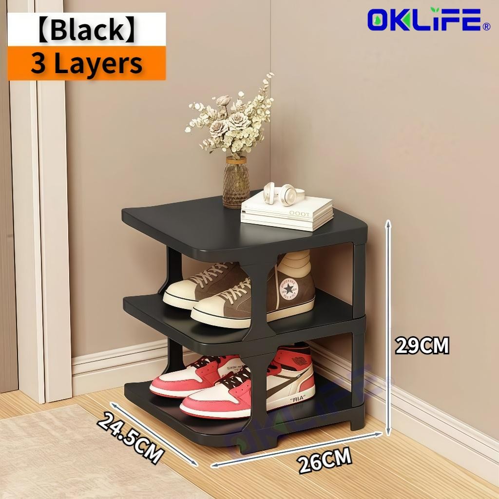 Multi-Layer Plastic Shoe Rack and Space-Saving Shoe Cabinet view 11