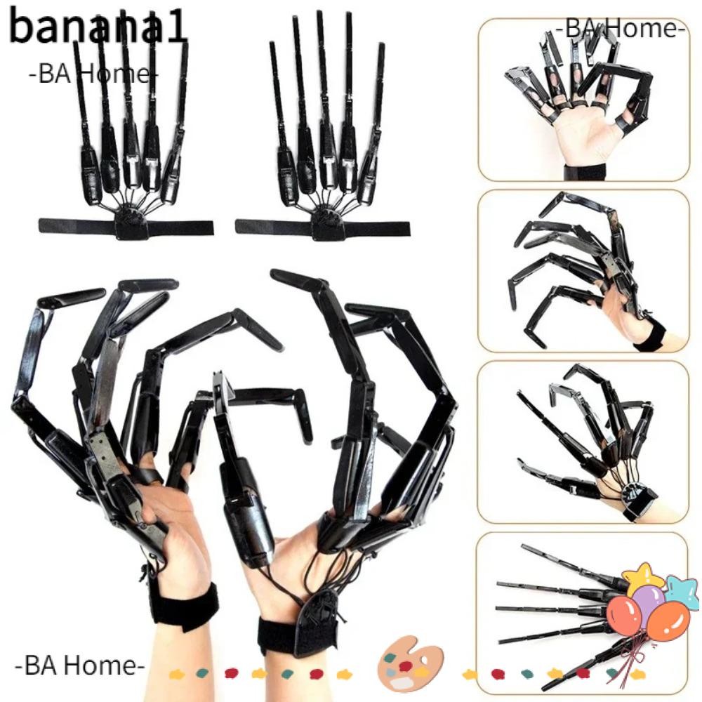 BANA 1PC Halloween Articulated Finger, Scarry Fake Fingers Skeleton ...