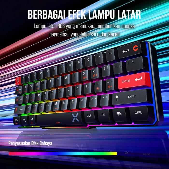 GAMEN GK110 / GK-110 Wired Gaming Keyboard Anti Ghosting Keys - Gambar 3