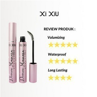Xi XiU Mascara - Divine Mascara / Merah Jingga Official - Gambar 3