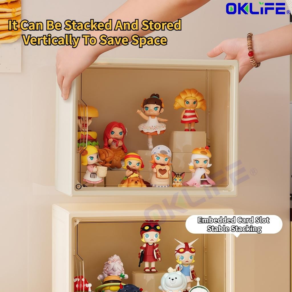 Transparent Acrylic Figure and Blind Box Display Cabinet view 9
