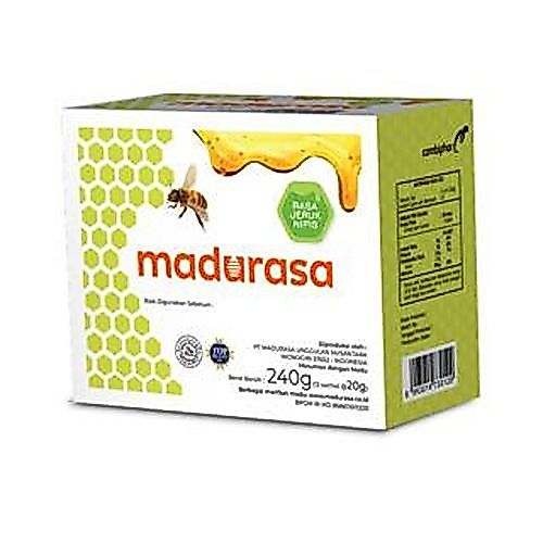 Madurasa Sachet Box Original 20gr x4 + Jeruk Nipis 25gr x4 FREE Totebag Madurasa - Gambar 3