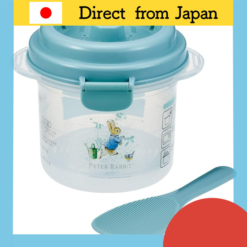 Skater Microwave Rice Cooker with Steamer, Peter Rabbit, 640ml, Made in ...