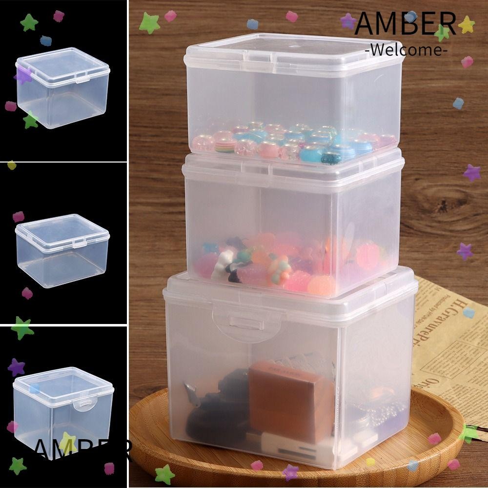 AMBER 1Pcs Storage , Plastic Multi-purpose Storage Box, Small with Lid ...