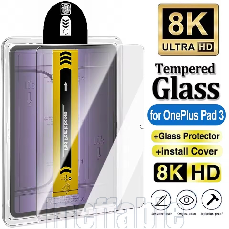 2Pcs One-Step Screen Protector for OnePlus Pad 3 - HD Clear Screen ...