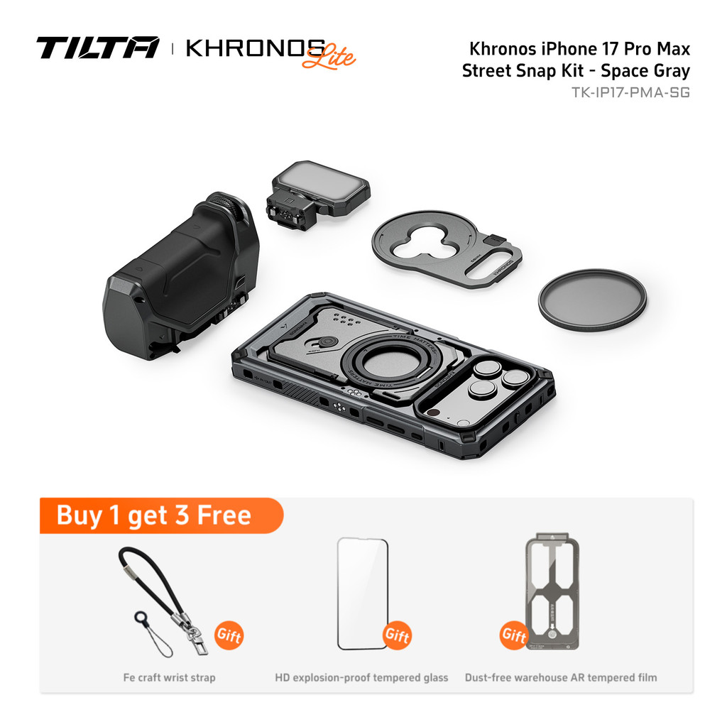 TILTA スマートフォンアクセサリーセットiphone17 pro Max 用 TILTA Khronos iPhone 17 Pro/Pro Max Phone Case Ultimate Kit with