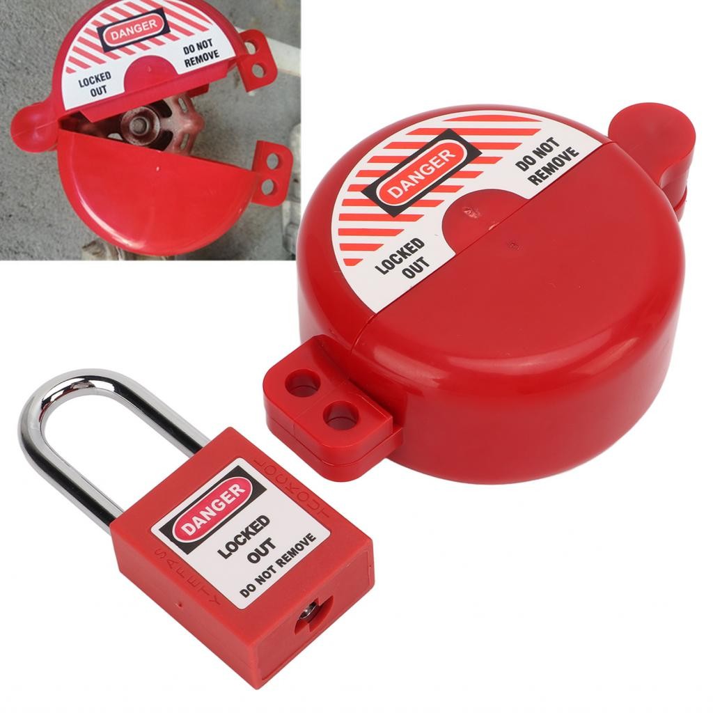 Lockout Tagout Valve Lock Gate Durable with Padlock for Gas Water ...