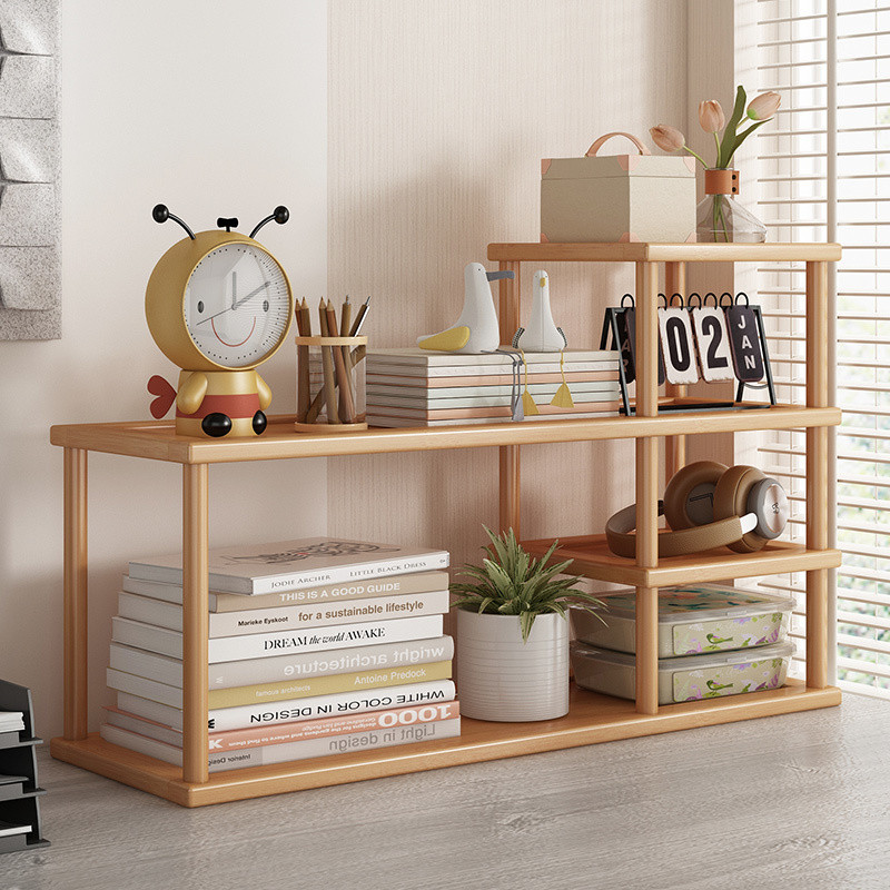 [48H ] Bookshelf Desktop Student Shelf Multi-Layer Office Desk Simple ...