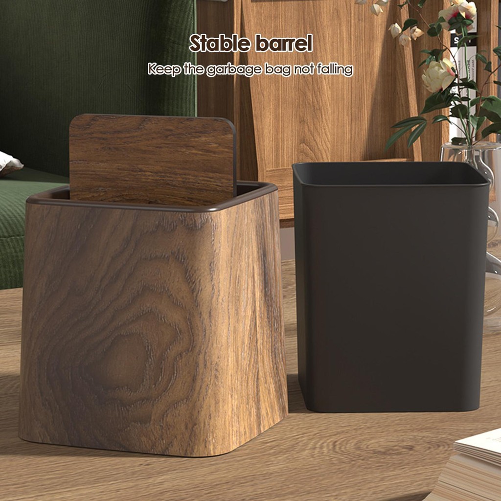 Small Desk Trash Can Little Trash Can Desktop Wastebasket Dustbin with ...