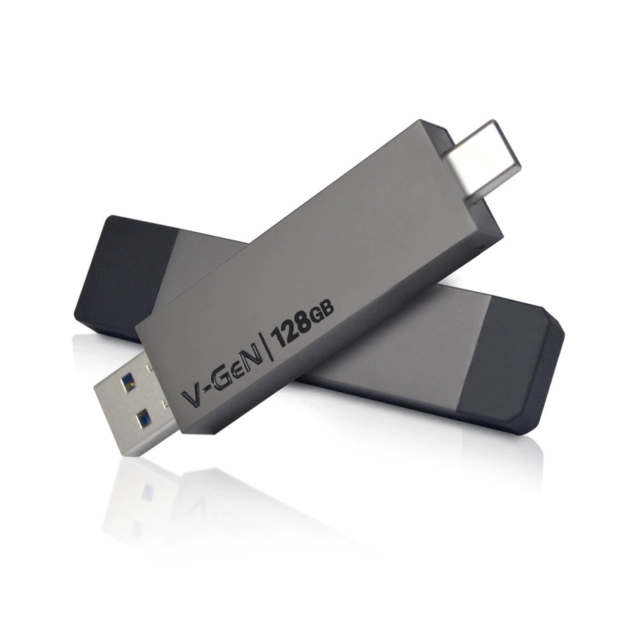 SSD V-GeN Portable Platinum Usb 3.2 Type-C 128GB / 256G/ 512GB - Gambar 2