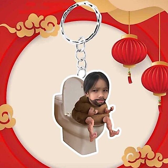 Super funny, beautiful and cute custom face keychain, as a gift or ...