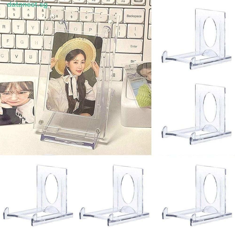 DATANEST Card Brick Support Rack, Acrylic Clear Idol Card Display Rack ...