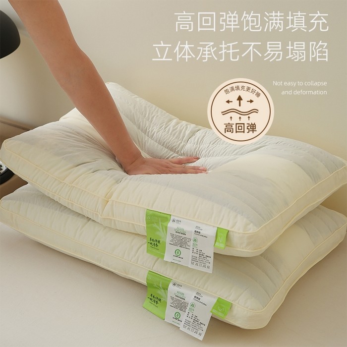 Taiwan Ready Stock 2025 Cypress Seed Shell Sleeping Pillow Core Sleep ...