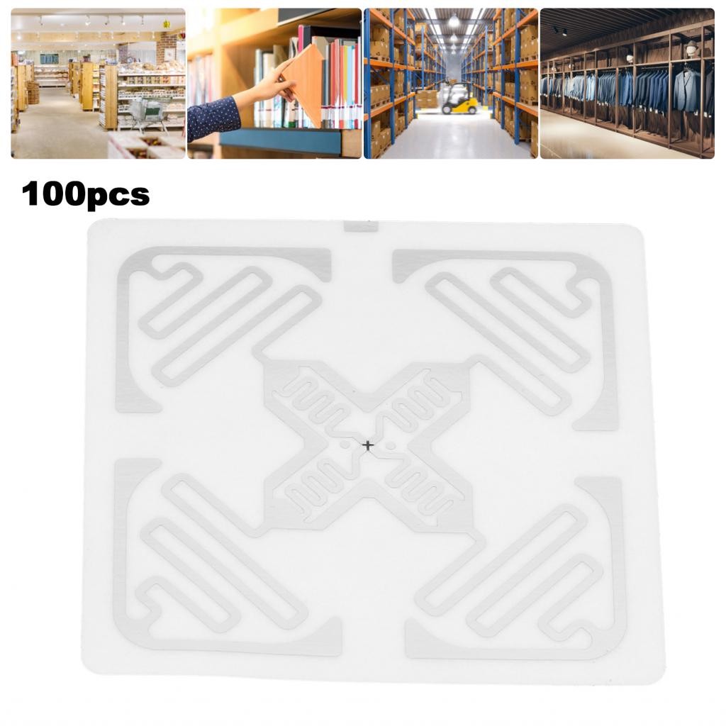 50x50mm RFID Adhesive Stickers Baggage Handling Tracking Product ...
