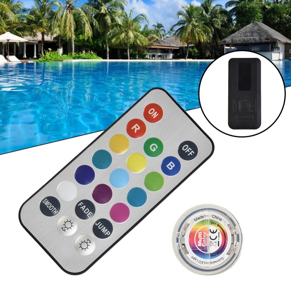Remote Controlled RGB Light for Pool and Spa with Remote Control 110Pcs ...