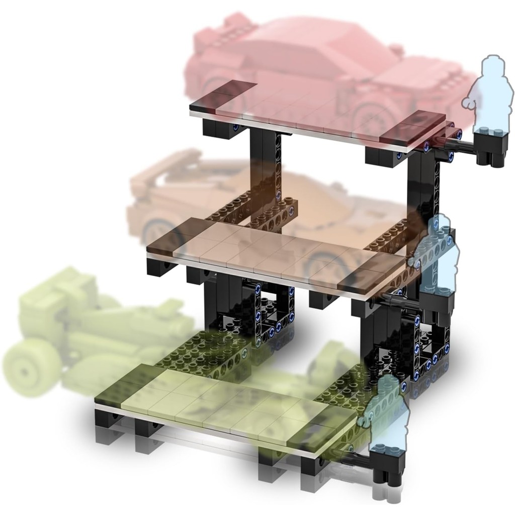 Display Stand for Speed Champions Building Kit, 3 Layer Stand for Car ...