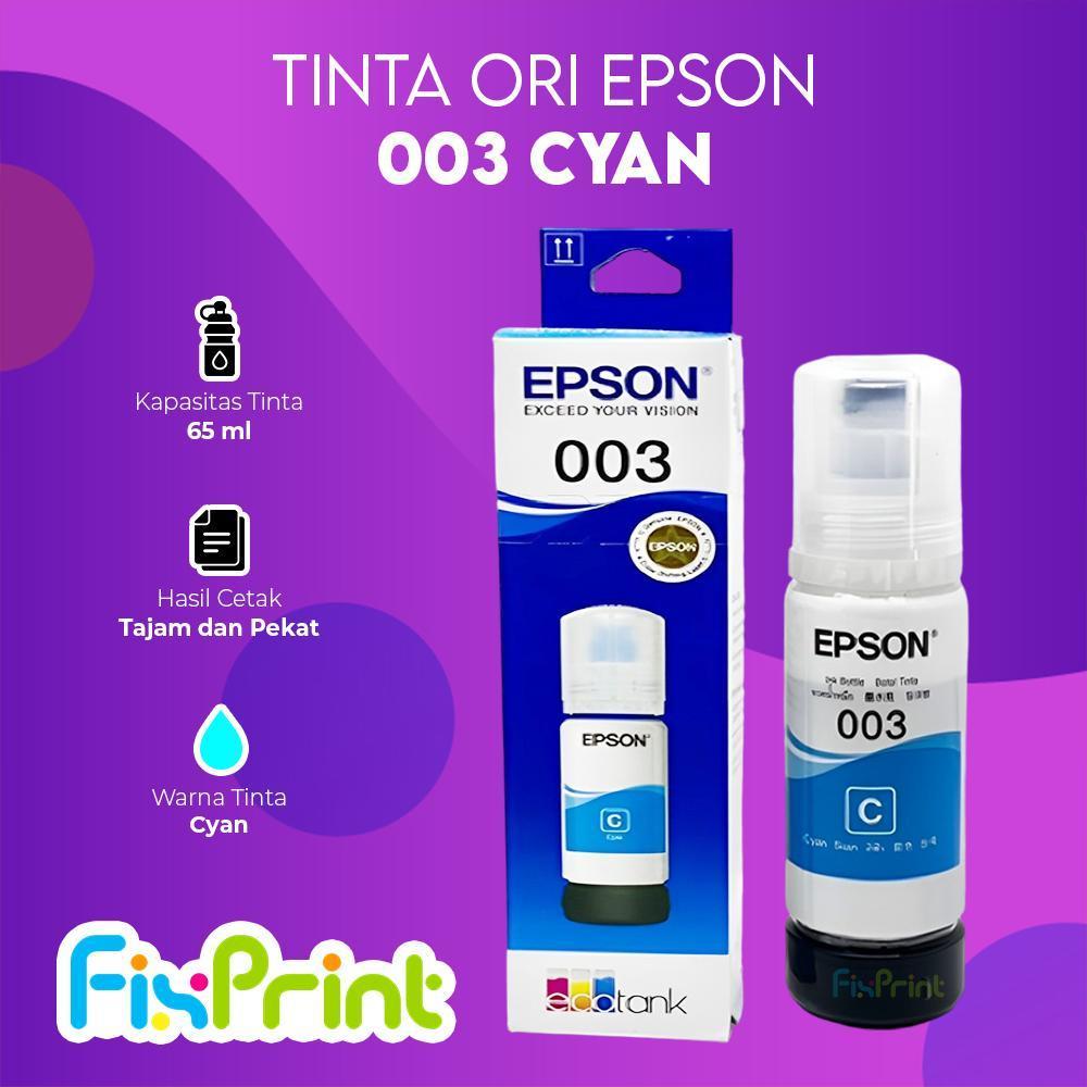 FixPrint Tinta Original Epson 003 Ink Refill T00V1 T00V2 T00V3 T00V4 - Gambar 4
