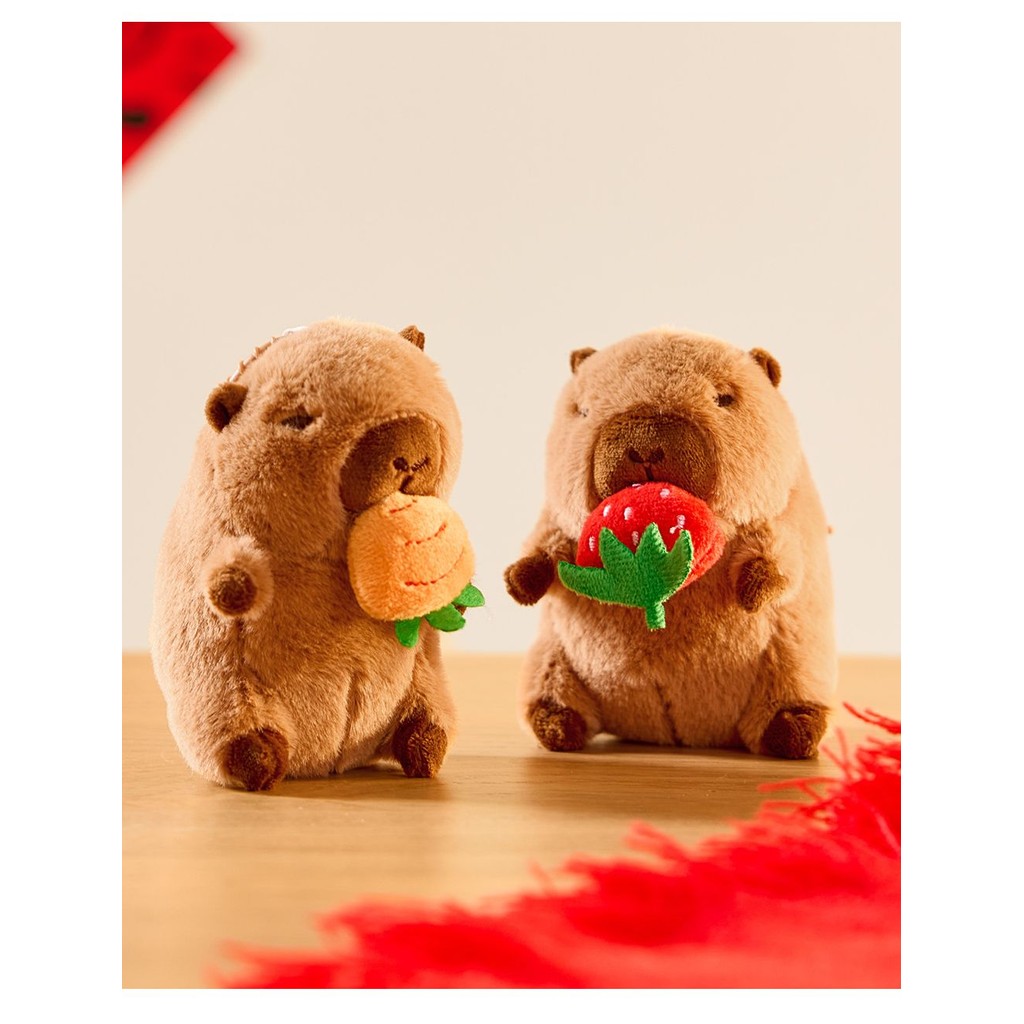 TheGreenParty Kapi Capybara Pull Line Plush Toy Creative Pendant ...