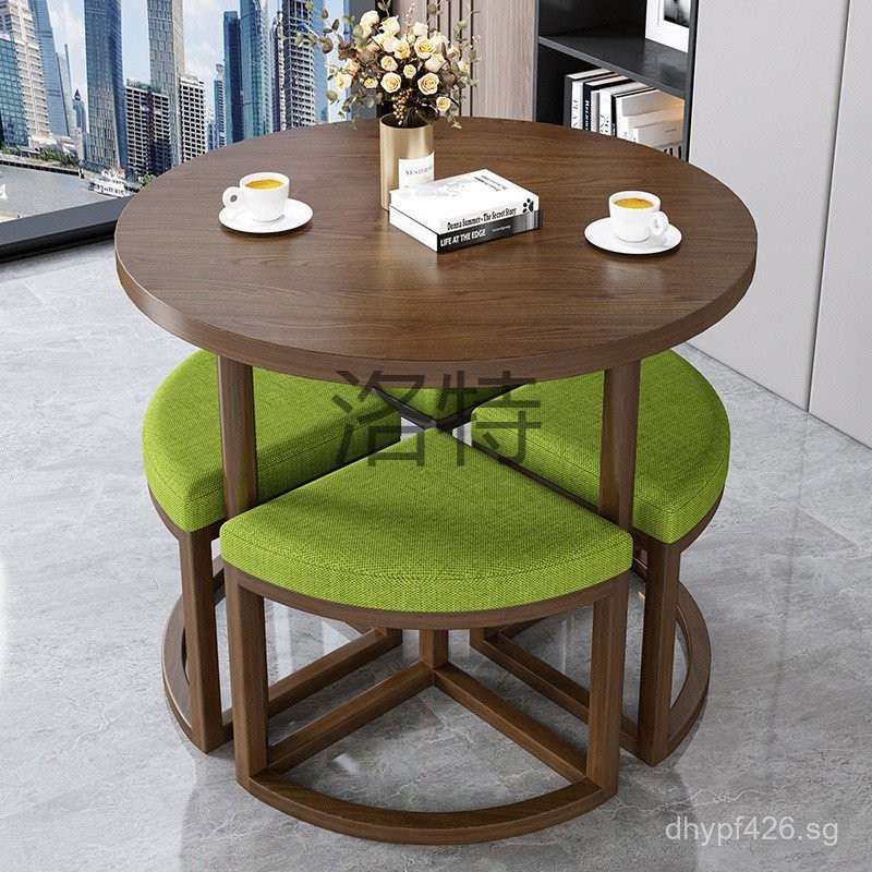 Small Casual Meeting Reception Combination Type Sales Office One Table ...