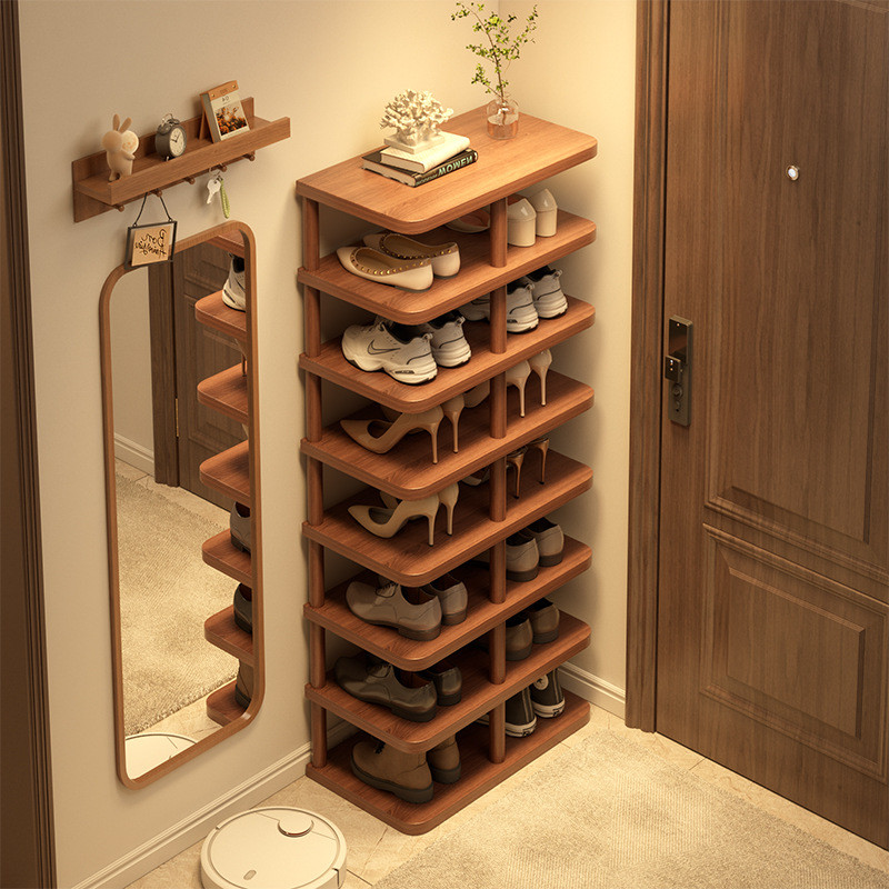 [in stock] Solid Wood Core Shoe Rack Multi-layer Home Entrance Indoor ...