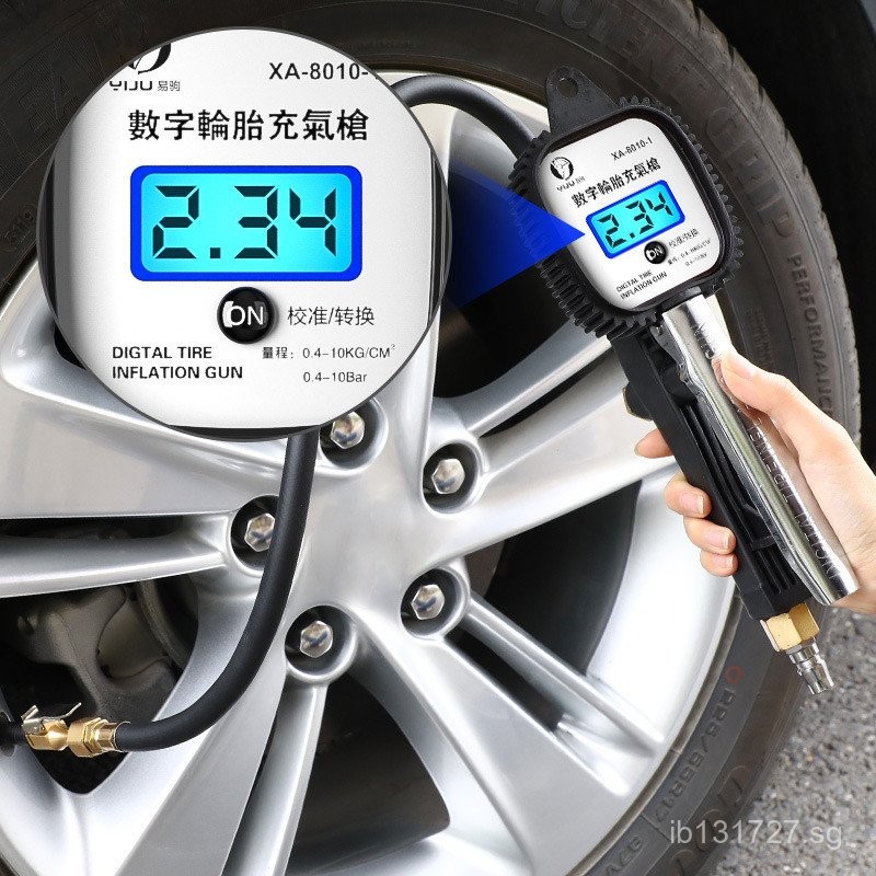 Monitor High Precision Air Pressure Gauge Display Car Front Tire ...