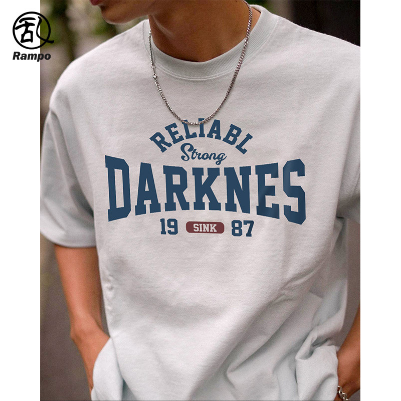 Men's Summer Clothes American Printed Cotton Half Sleeve