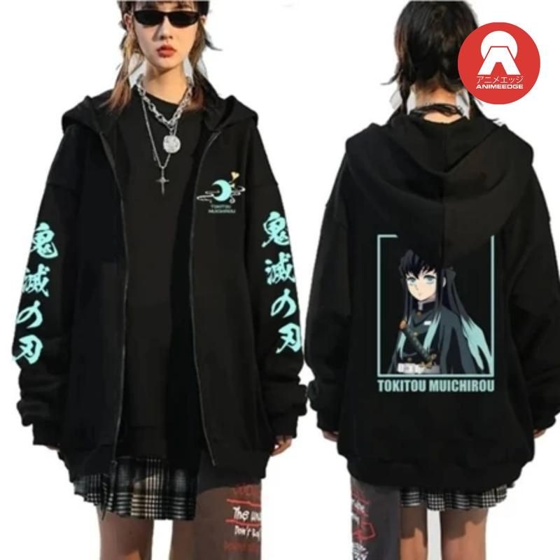 [Collection] Jacket hoodie Muichiro Tokito anime Kimetsu No Yaiba for ...