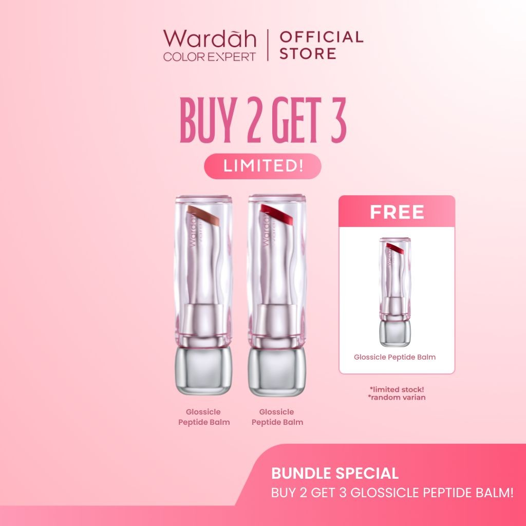 [CREATOR'S PICK] NEW! WARDAH Glossicle Peptide Balm - Ombre Glossicle