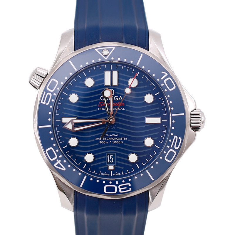 Omega Omega/Omega Hippocampus 300 Men's Watch Stainless Steel Blue Face ...