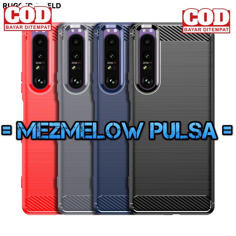 TPU Casing Caseng Softcase Fiber Carbon Case SONY XPERIA 1 V - Gambar 3