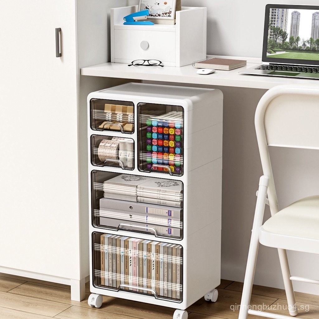 Under Desk Storage Cabinet Movable Drawer Type Floor Office File ...
