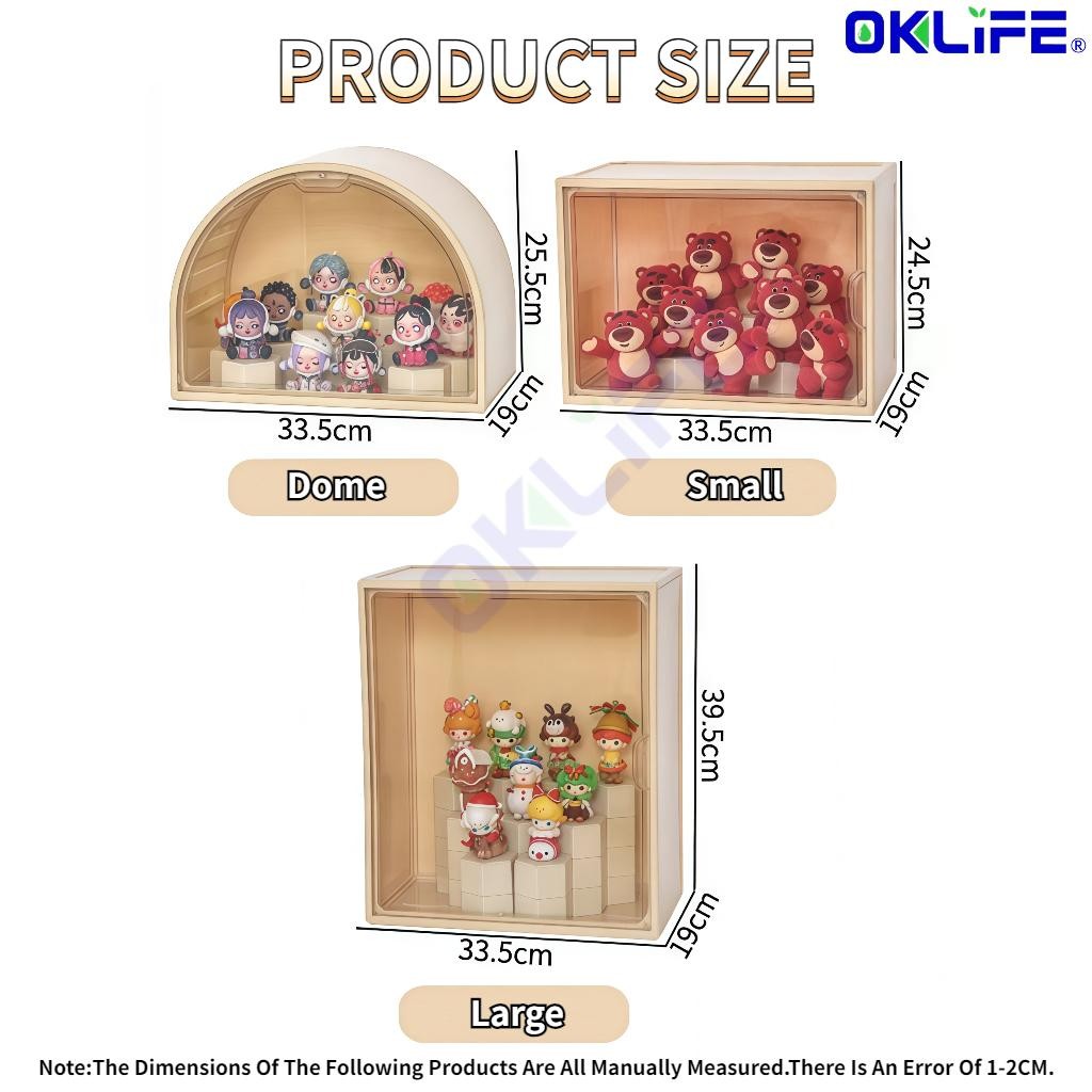 Transparent Acrylic Figure and Blind Box Display Cabinet view 6