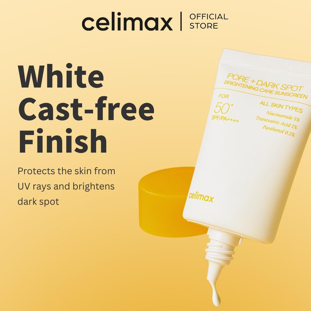 Celimax Pore + Dark Spot Brightening Care Sunscreen SPF 50+ PA++++ 50mL ...
